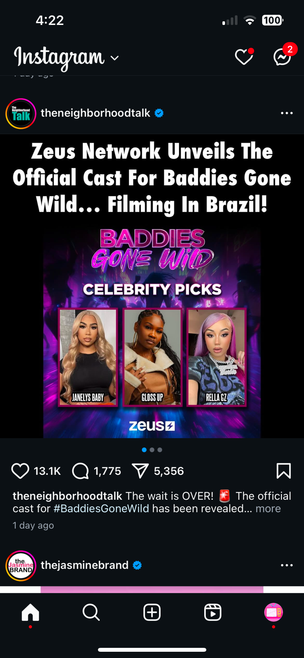 Rapper Gloss Up Joins Baddies, A.K.A Natalie Nunn and Zeus’s Trafficking Ring of a Reality&nbsp;Show
