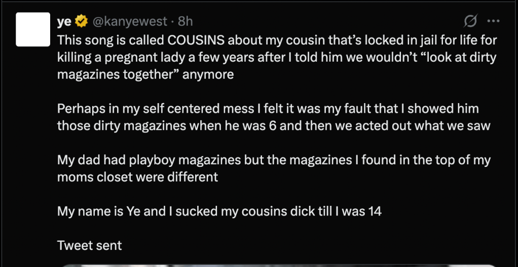 Kanye Comes Clean about a Traumatic Interaction with His&nbsp;Cousin